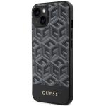 Carcasa Guess GCube Stripes cu MagSafe compatibila cu iPhone 14 Plus / 15 Plus, Negru 3 - lerato.ro