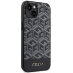 Carcasa Guess GCube Stripes cu MagSafe compatibila cu iPhone 14 Plus / 15 Plus, Negru 5 - lerato.ro