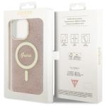 Carcasa Guess 4G cu MagSafe compatibila cu iPhone 14 Pro Max, Roz 9 - lerato.ro