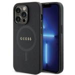 Carcasa Guess Saffiano cu MagSafe compatibila cu iPhone 14 Pro, Negru 4 - lerato.ro