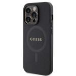 Carcasa Guess Saffiano cu MagSafe compatibila cu iPhone 14 Pro, Negru 3 - lerato.ro