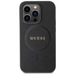Carcasa Guess Saffiano cu MagSafe compatibila cu iPhone 14 Pro, Negru 2 - lerato.ro