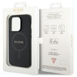 Carcasa Guess Saffiano cu MagSafe compatibila cu iPhone 14 Pro, Negru 9 - lerato.ro