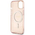 Carcasa Guess Glitter Gold cu MagSafe compatibila cu iPhone 14 Plus / 15 Plus, Roz 8 - lerato.ro