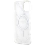 Carcasa Guess Marble cu MagSafe compatibila cu iPhone 14 Plus / 15 Plus, Alb 8 - lerato.ro