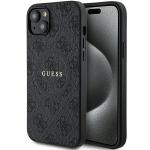 Carcasa Guess 4G Collection Leather Metal Logo cu MagSafe compatibila cu iPhone 13 / 14 / 15, Negru 4 - lerato.ro