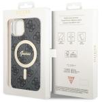 Carcasa Guess 4G cu MagSafe compatibila cu iPhone 13 / 14 / 15, Negru 8 - lerato.ro
