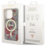 Carcasa Guess Flower cu MagSafe compatibila cu iPhone 14 Pro, Graphics 9 - lerato.ro