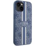Carcasa Guess 4G Printed Stripes cu MagSafe compatibila cu iPhone 13 / 14 / 15, Albastru 5 - lerato.ro