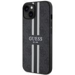 Carcasa Guess 4G Printed Stripes cu MagSafe compatibila cu iPhone 13 / 14 / 15, Negru 3 - lerato.ro