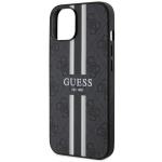 Carcasa Guess 4G Printed Stripes cu MagSafe compatibila cu iPhone 13 / 14 / 15, Negru 7 - lerato.ro