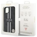 Carcasa Guess 4G Printed Stripes cu MagSafe compatibila cu iPhone 13 / 14 / 15, Negru 9 - lerato.ro