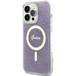 Carcasa Guess 4G cu MagSafe compatibila cu iPhone 14 Pro Max, Mov 3 - lerato.ro