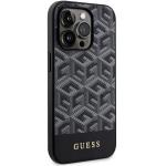 Carcasa Guess GCube Stripe cu MagSafe compatibila cu iPhone 14 Pro Max, Negru 5 - lerato.ro
