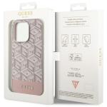 Carcasa Guess GCube Stripe cu MagSafe compatibila cu iPhone 14 Pro Max, Roz 9 - lerato.ro