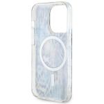 Carcasa Guess Leopard cu MagSafe compatibila cu iPhone 14 Pro Max, Albastru 8 - lerato.ro