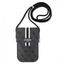 Huse universale / waterproof pentru telefoane, Geanta universala Guess 4G Stripes, 19 x 12.5 x 2 cm, 2 compartimente, Negru, lerato.ro
