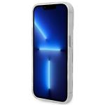 Carcasa Guess Silver Metal Outline cu MagSafe compatibila cu iPhone 14 Pro, Transparent 6 - lerato.ro