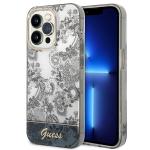Carcasa Guess Porcelain Collection compatibila cu iPhone 14 Pro, Gri 4 - lerato.ro