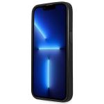 Carcasa Guess Saffiano Triangle Logo compatibila cu iPhone 14 Pro, SIlver 6 - lerato.ro