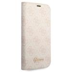 Carcasa Guess 4G Vintage Gold Logo compatibila cu iPhone 14 Pro, Roz 6 - lerato.ro