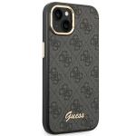 Carcasa Guess 4G Vintage Gold Logo compatibila cu iPhone 14, Negru 5 - lerato.ro