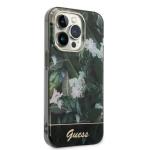 Carcasa Guess Jungle Collection compatibila cu iPhone 14 Pro, Verde 8 - lerato.ro
