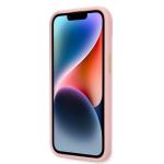 Carcasa Guess Croco Collection compatibila cu iPhone 14 Plus, Roz 6 - lerato.ro