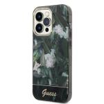Carcasa Guess Jungle Collection compatibila cu iPhone 14 Pro Max, Verde 4 - lerato.ro