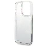 Carcasa Guess Flower Liquid Glitter compatibila cu iPhone 14 Pro Max, Albastru 8 - lerato.ro