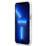 Carcasa Guess Metal Outline cu MagSafe compatibila cu iPhone 13 Pro / 13, Silver 6 - lerato.ro