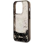 Carcasa Guess Liquid Glitter 4G Transculent compatibila cu iPhone 14 Pro, Negru 7 - lerato.ro