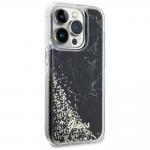 Carcasa Guess Liquid Glitter Marble compatibila cu iPhone 14 Pro, Negru 5 - lerato.ro