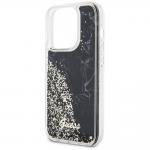 Carcasa Guess Liquid Glitter Marble compatibila cu iPhone 14 Pro, Negru 7 - lerato.ro