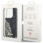 Carcasa Guess Liquid Glitter Marble compatibila cu iPhone 14 Pro, Negru 9 - lerato.ro