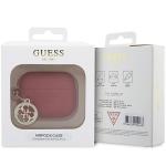Carcasa Guess 3D Rubber 4G Diamond Charm compatibila cu Apple AirPods Pro 2, Rosu 5 - lerato.ro