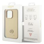 Carcasa Guess Strass Metal Logo compatibila cu iPhone 15 Pro, Gold 9 - lerato.ro
