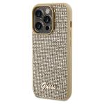 Carcasa Guess Disco Metal Script compatibila cu iPhone 14 Pro Max, Gold 3 - lerato.ro