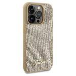 Carcasa Guess Disco Metal Script compatibila cu iPhone 14 Pro Max, Gold 5 - lerato.ro