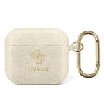 Carcasa Guess Glitter Collectio compatibila cu Apple AirPods 3, Gold 2 - lerato.ro