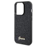 Carcasa Guess Disco Metal Script compatibila cu iPhone 13 Pro / 13, Negru 7 - lerato.ro