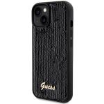 Carcasa Guess IML Faceted Mirror Disco Iridescent compatibila cu iPhone 13 / 14 / 15, Negru 3 - lerato.ro