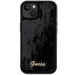 Carcasa Guess IML Faceted Mirror Disco Iridescent compatibila cu iPhone 13 / 14 / 15, Negru 2 - lerato.ro