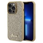 Carcasa Guess Disco Metal Script compatibila cu iPhone 14 Pro Max, Auriu 4 - lerato.ro