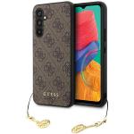 Carcasa Guess 4G Charms compatibila cu Samsung Galaxy S23 FE, Maro 4 - lerato.ro