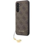 Carcasa Guess 4G Charms compatibila cu Samsung Galaxy S23 FE, Maro 3 - lerato.ro