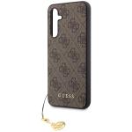 Carcasa Guess 4G Charms compatibila cu Samsung Galaxy S23 FE, Maro 7 - lerato.ro