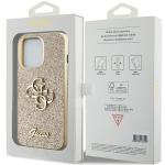 Carcasa Guess Glitter Script Big 4G compatibila cu iPhone 13 Pro Max, Gold 9 - lerato.ro