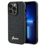 Carcasa Guess Disco Metal Script compatibila cu iPhone 14 Pro, Negru 4 - lerato.ro