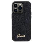 Carcasa Guess Disco Metal Script compatibila cu iPhone 14 Pro, Negru 2 - lerato.ro